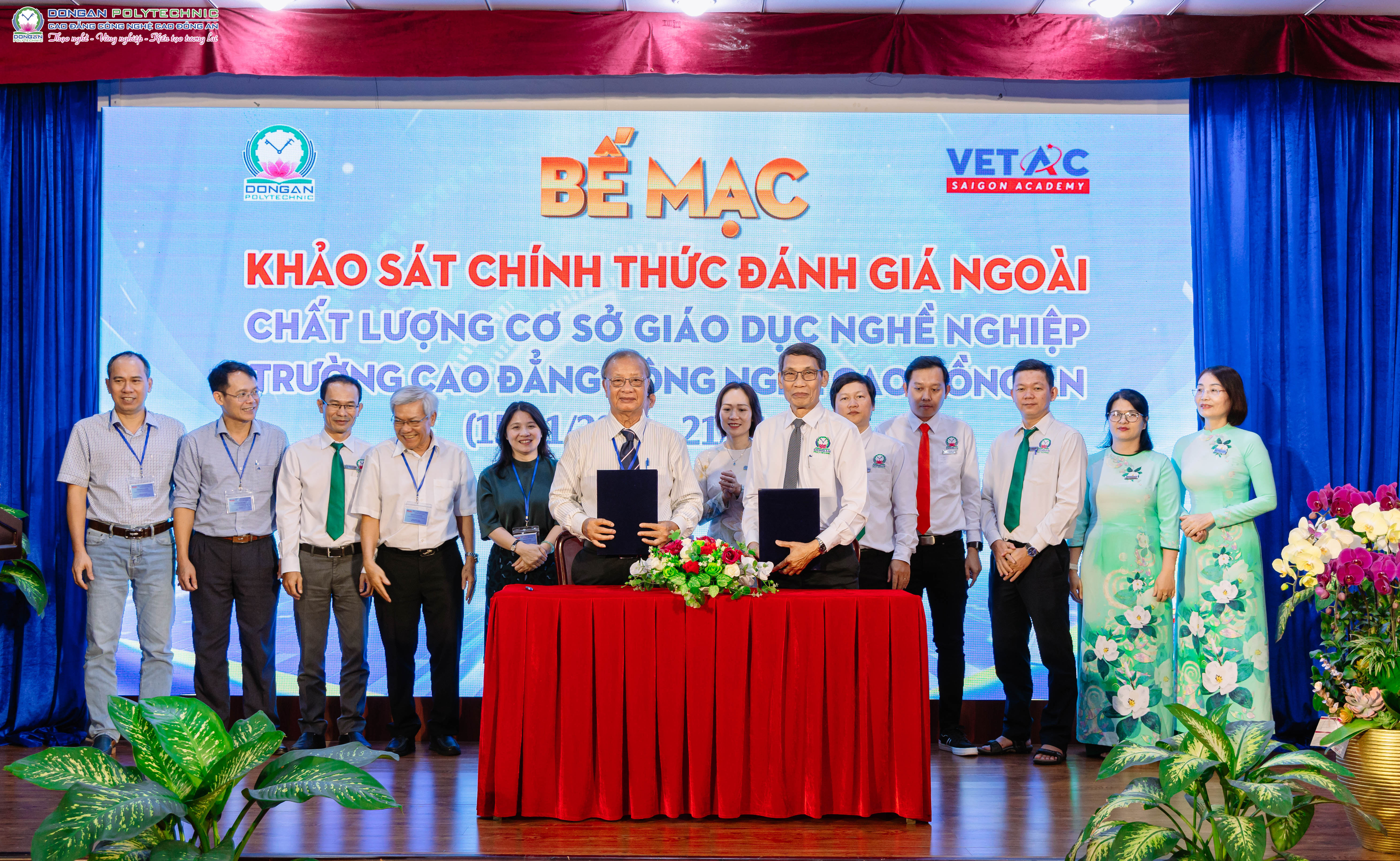 ĐÁNH GIÁ NGOÀI CƠ SỞ GIÁO DỤC NGHỀ NGHIỆP TẠI TRƯỜNG CAO ĐẲNG CÔNG NGHỆ CAO ĐỒNG AN (15/11/2024 - 21/11/2024)