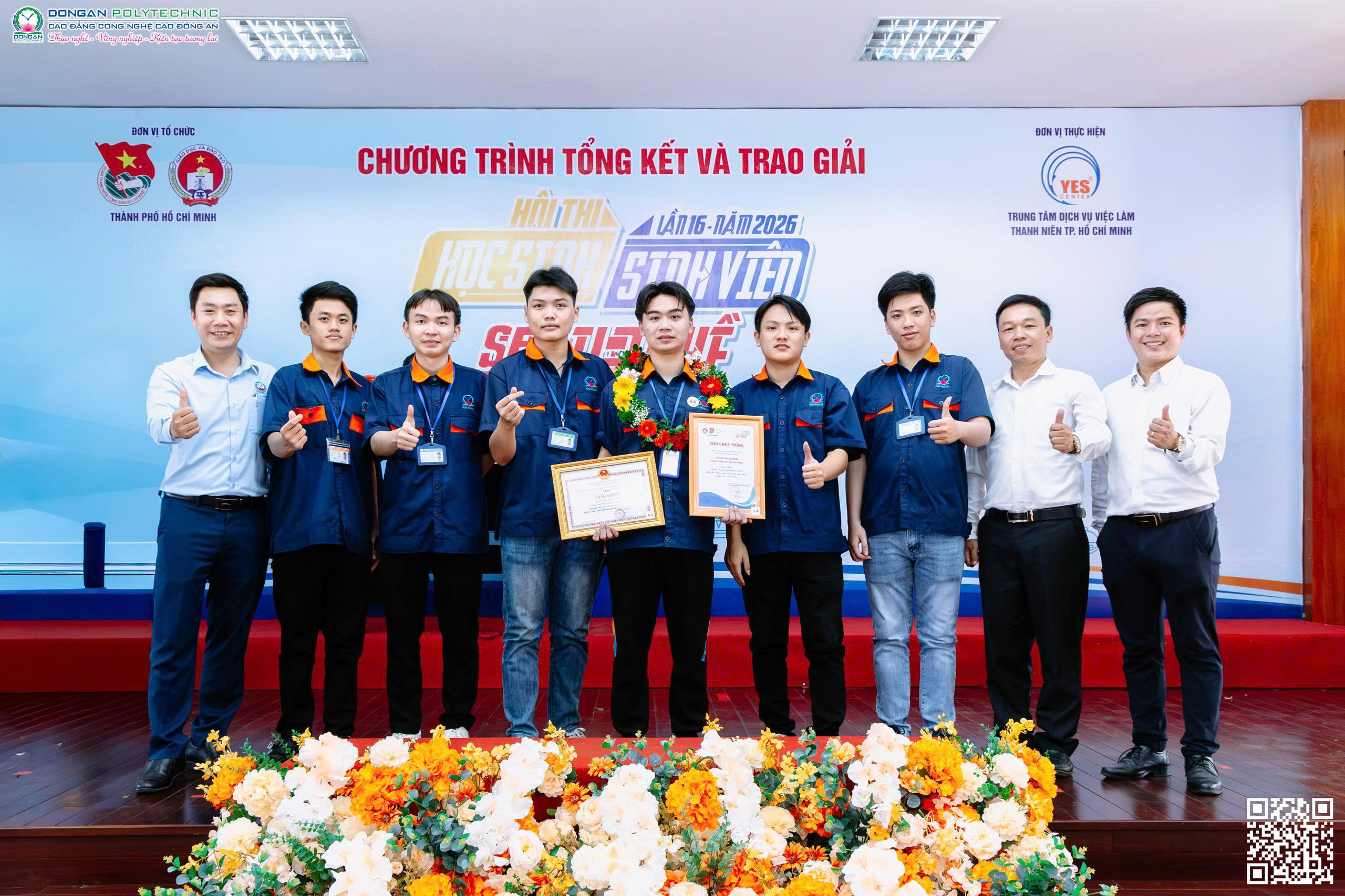 VINH DANH SINH VIÊN DAP ĐẠT GIẢI TẠI “HỘI THI HỌC SINH, SINH VIÊN GIỎI NGHỀ” NĂM 2026