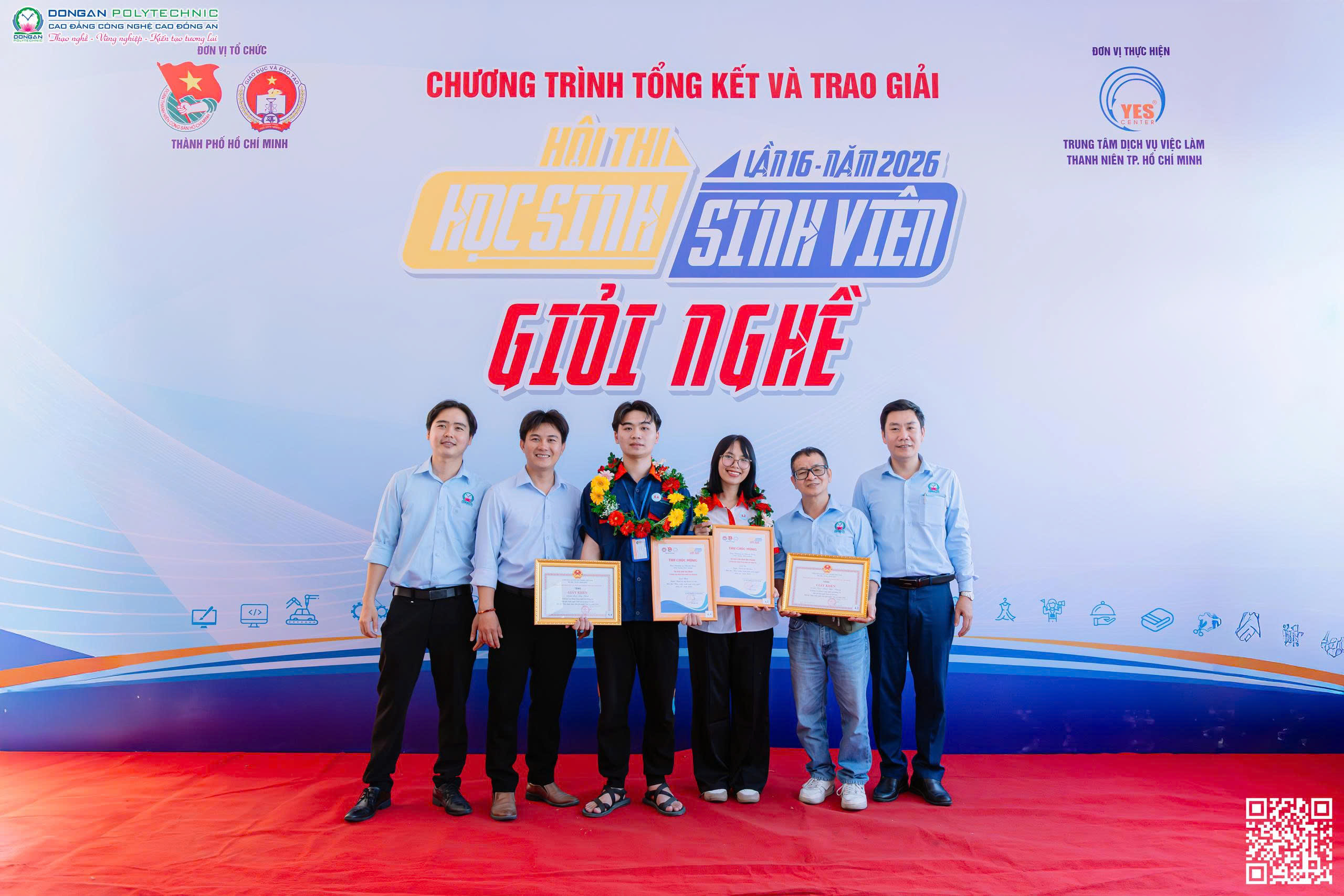 VINH DANH SINH VIÊN DAP ĐẠT GIẢI TẠI “HỘI THI HỌC SINH, SINH VIÊN GIỎI NGHỀ” NĂM 2026