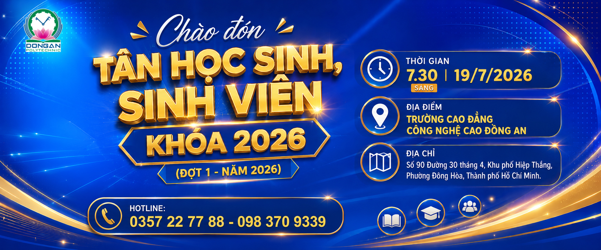 Chào đón Tân học sinh, sinh viên khóa 2026 (Đợt 1-năm 2026)
