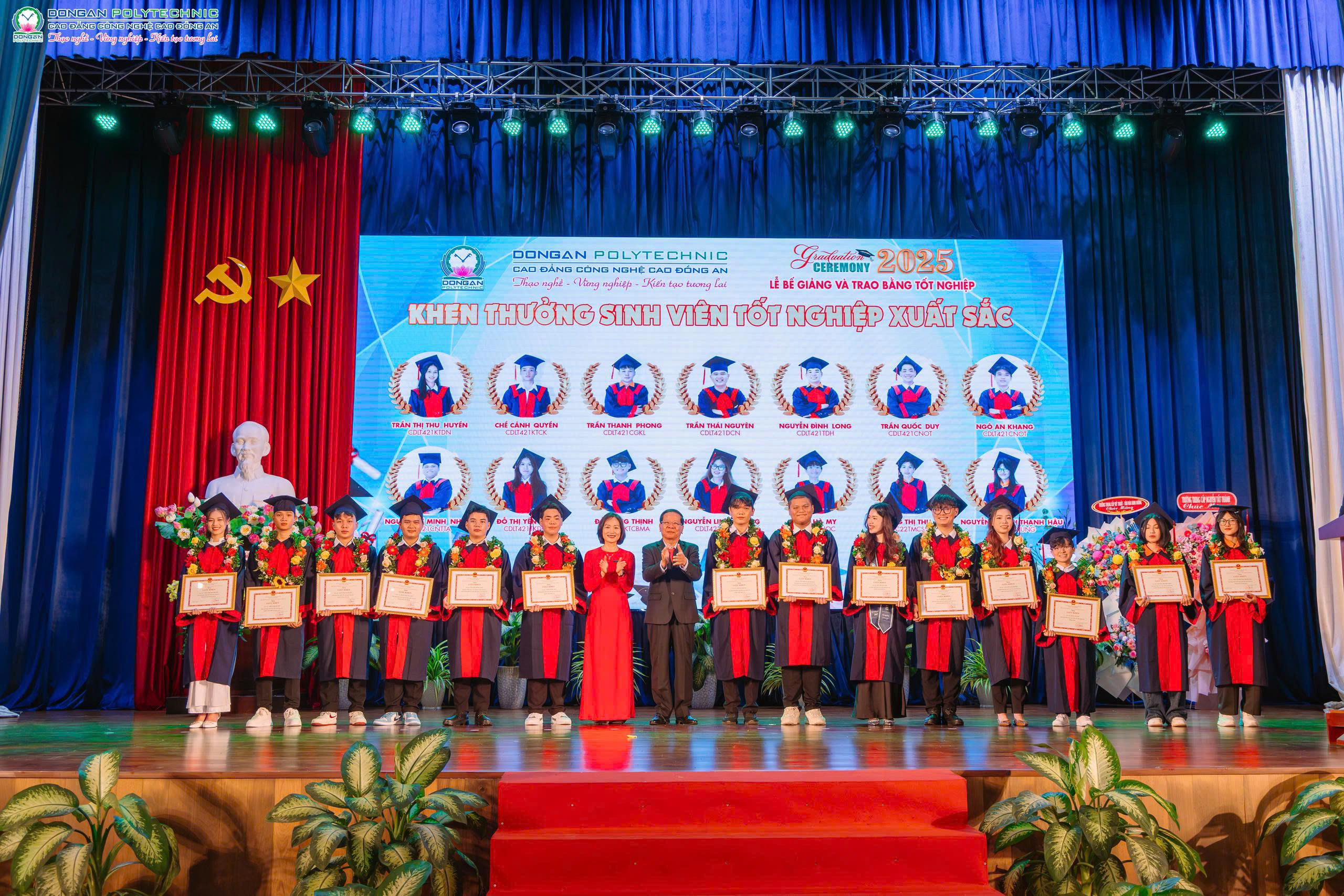  Lễ Bế giảng và trao bằng tốt nghiệp Cao đẳng liên thông khóa 2023-2025 và Trung cấp khóa 2022-2025