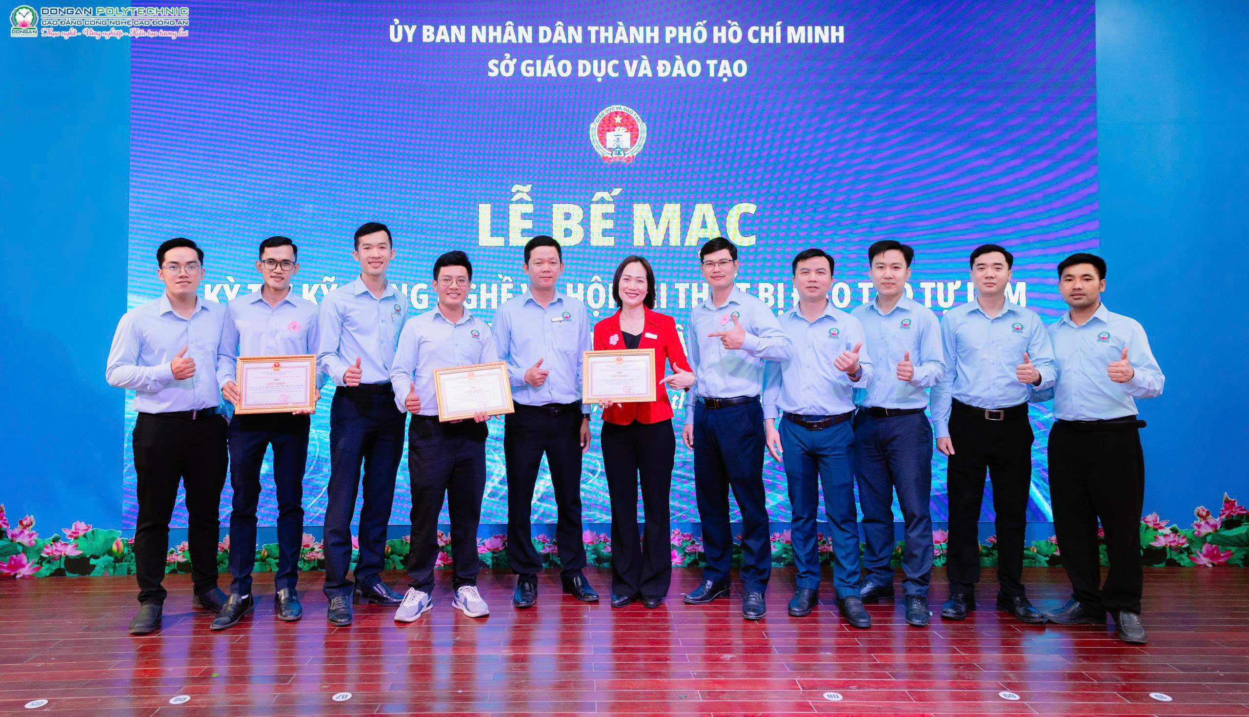 DAP ĐẠT THÀNH TÍCH CAO TẠI HỘI THI THIẾT BỊ ĐÀO TẠO TỰ LÀM TP.HCM NĂM 2025 