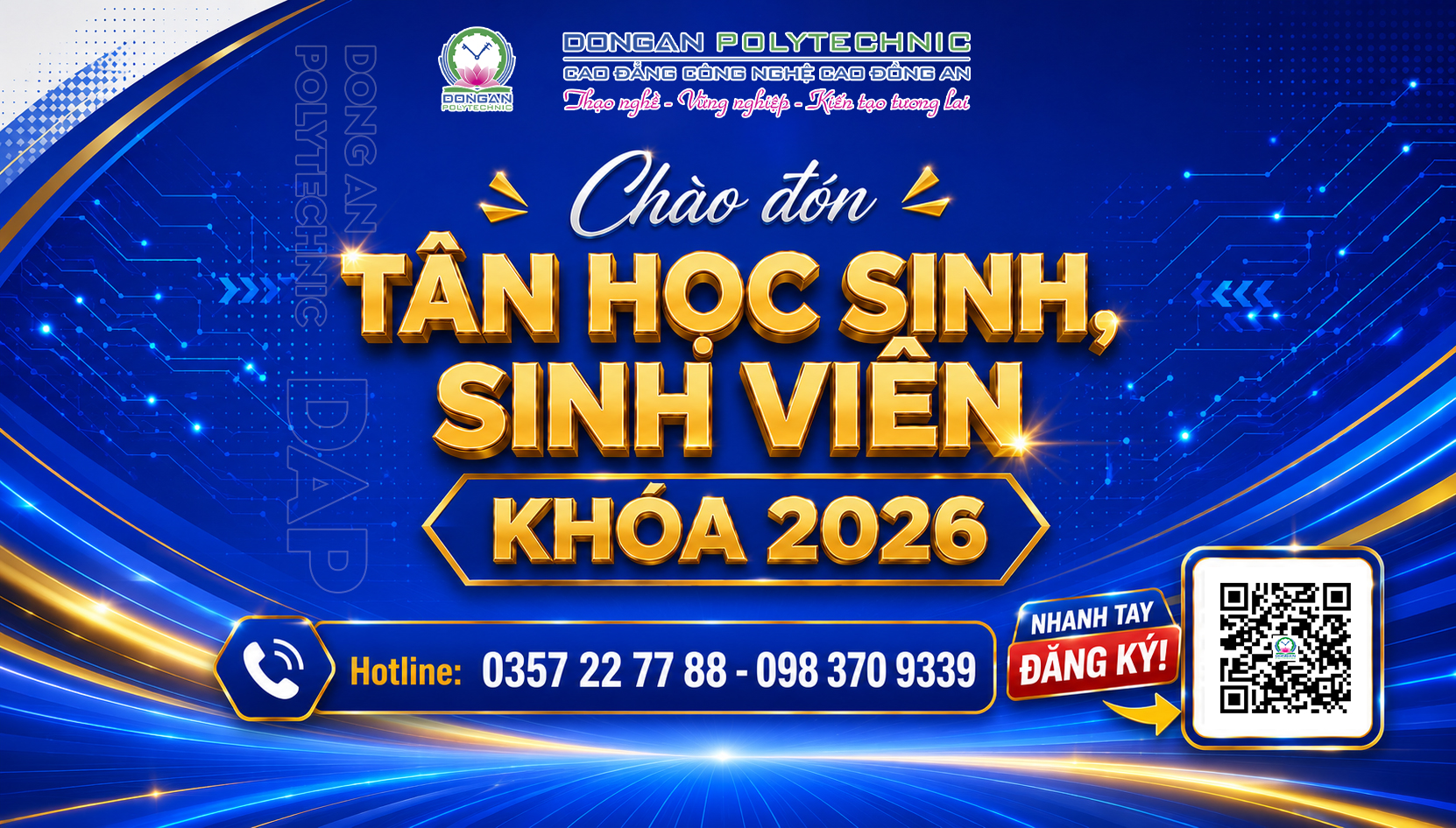 Chào đón Tân học sinh, sinh viên khóa 2026 (Đợt 1-năm 2026)