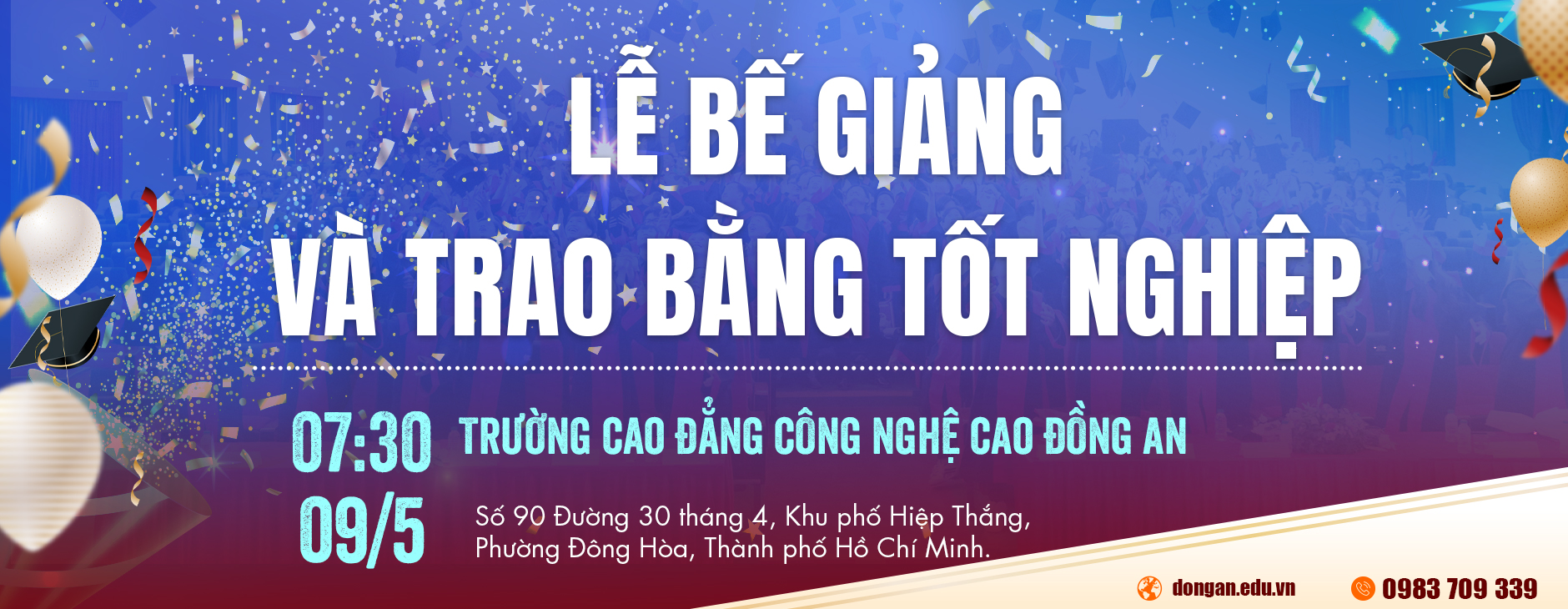 Lễ Bế giảng và Trao bằng Tốt nghiệp đợt 1, năm 2026