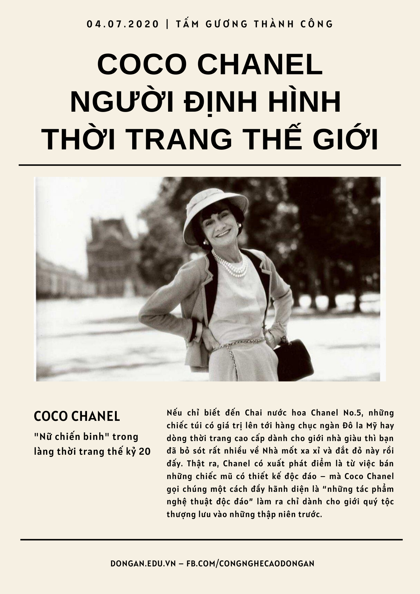 Coco Chanel – Người định hình thời trang thế giới