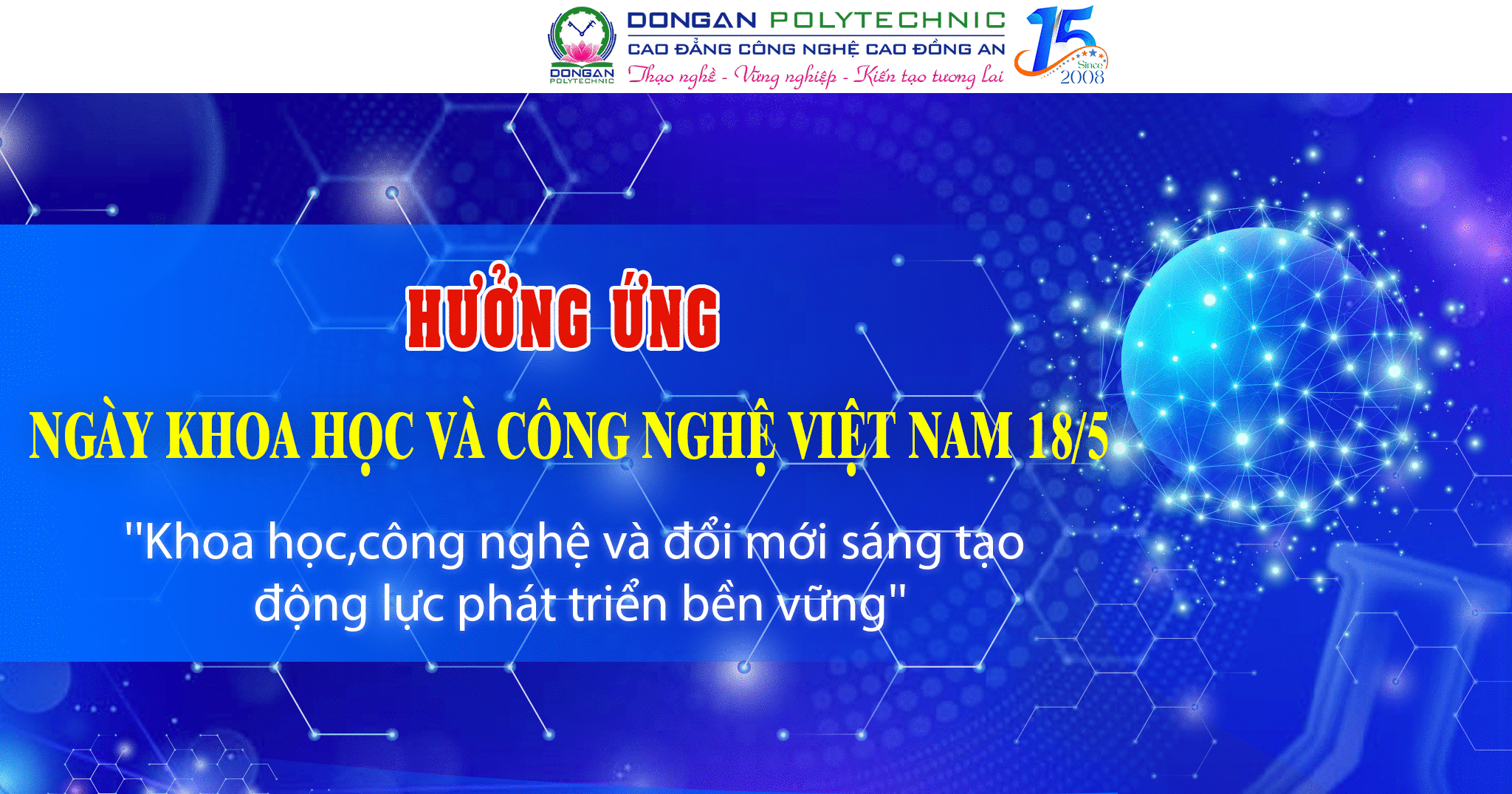HƯỞNG ỨNG NGÀY KHOA HỌC VÀ CÔNG NGHỆ VIỆT NAM18/5